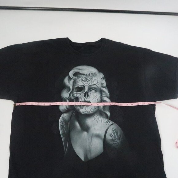 Marilyn Monroe Skelton Face T-Shirt 2XL - Picture 8 of 10